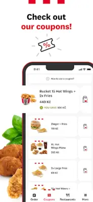 KFC CZ android App screenshot 3